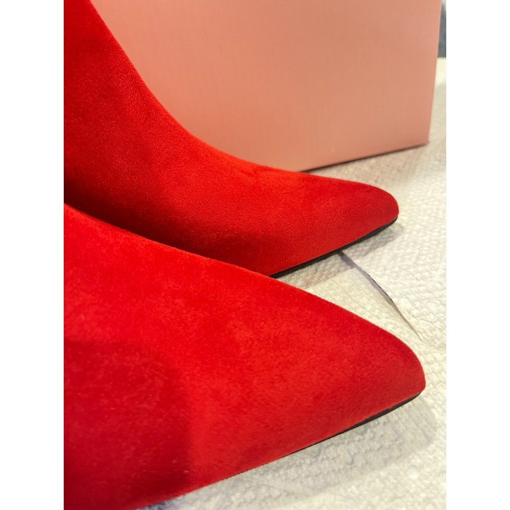 Wild Pair Red Heeled Boots